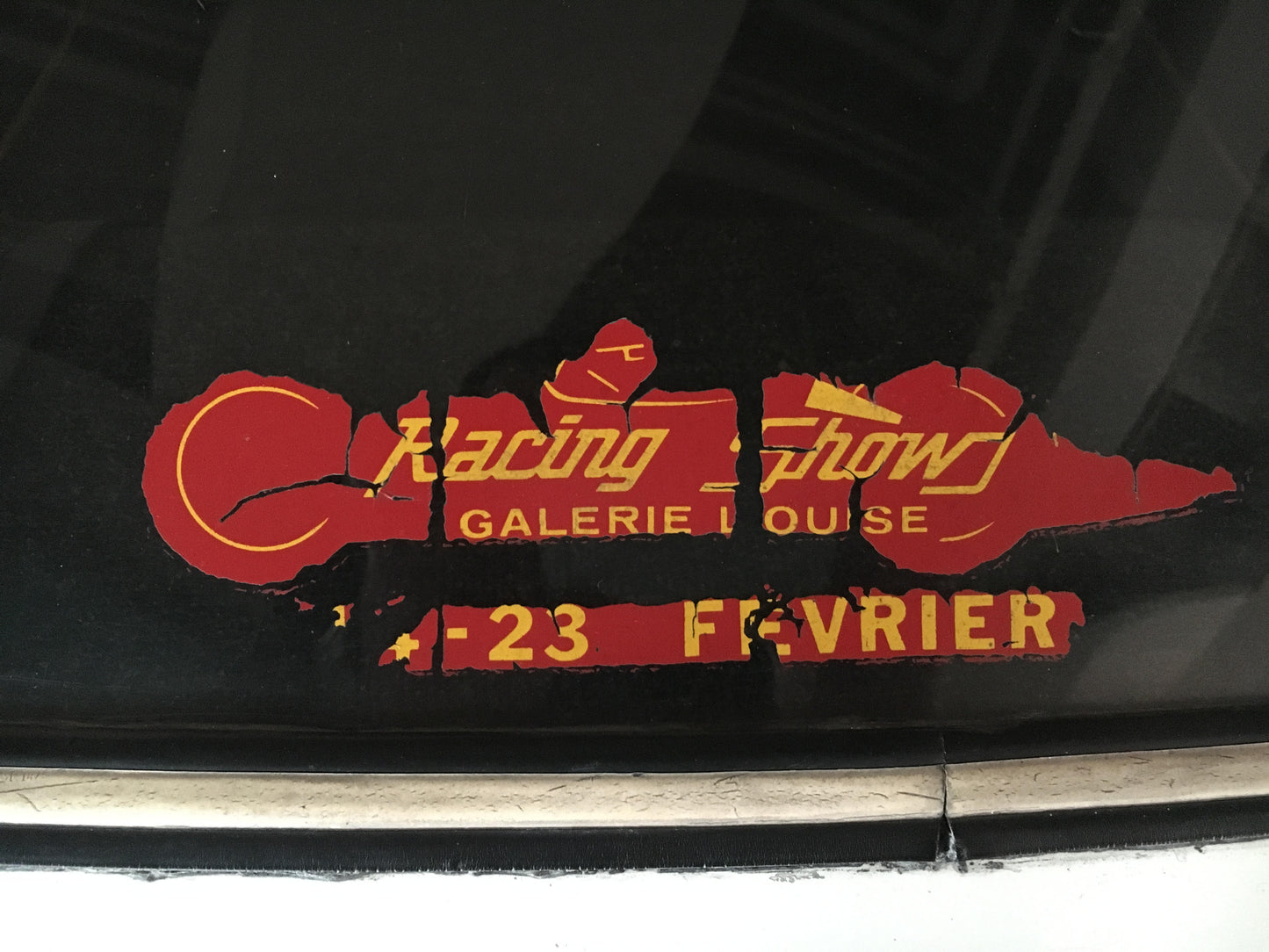 RACING SHOW GALERIE LOUISE 1966 - STICKER 23CM